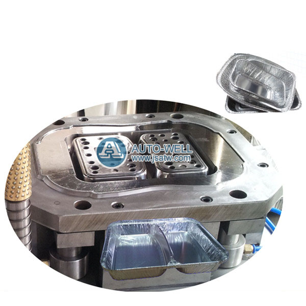 Slip the body aluminium foil container mold