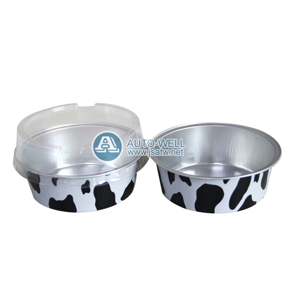 Aluminium Foil Container for Wet Pet-food with lid...