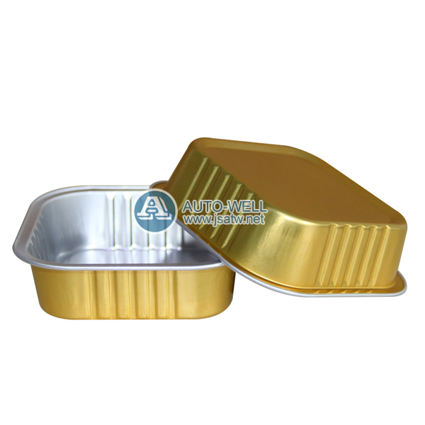 aluminium foil food tray for Pet-food packaging