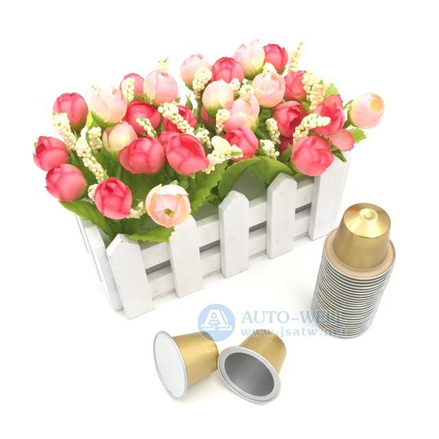 37mm aluminum coffee capsules lid