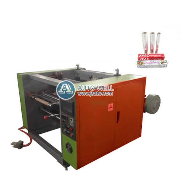 Semi-automatic aluminium foil rewinder 2