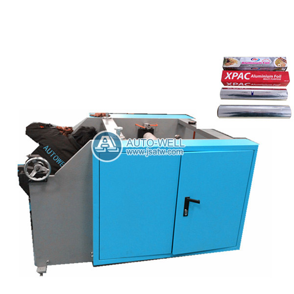 Semi-automatic aluminium foil rewinder 5